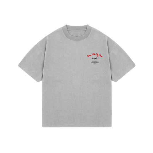 SR-71 T-Shirt – The Legendary Spy Plane Tee- Cool Gray Oversized