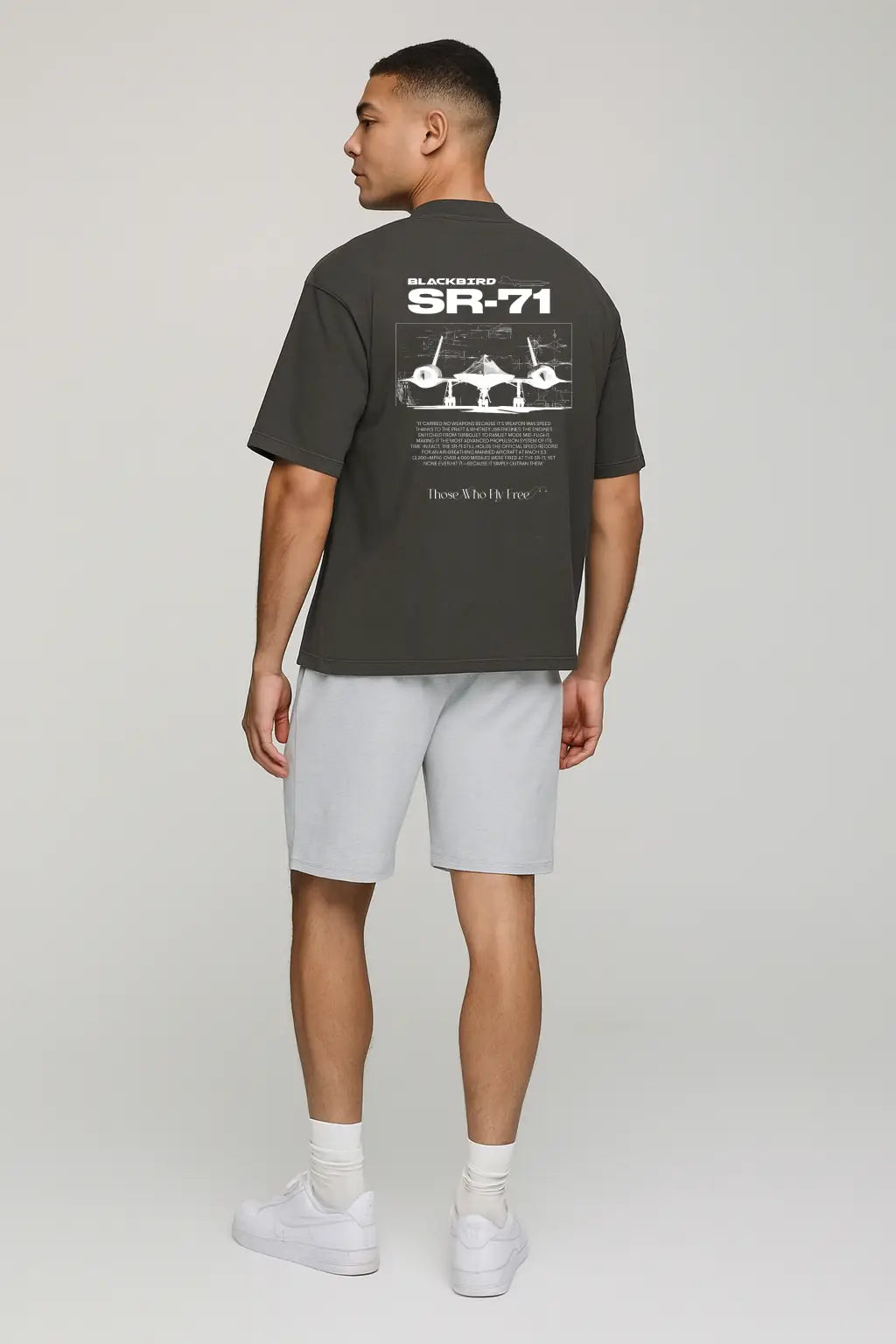 SR71 Vintage Black tee