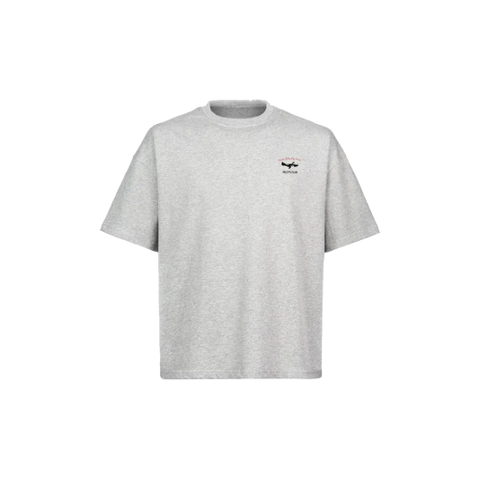 P51 Mustang Light Gray Marl tee