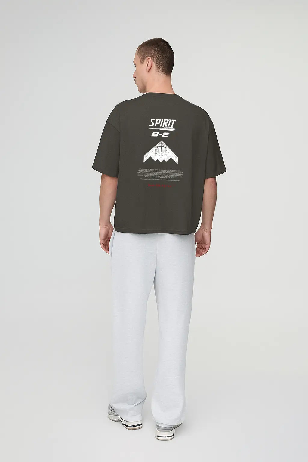 B2 Spirit Bomber Vintage Black tee