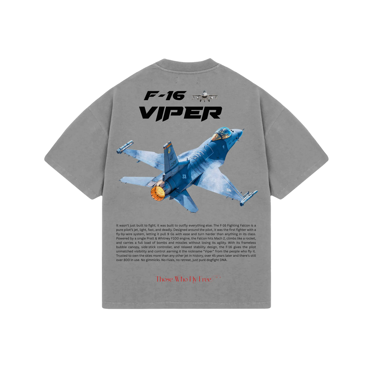 F-16 Viper Oversized Tee