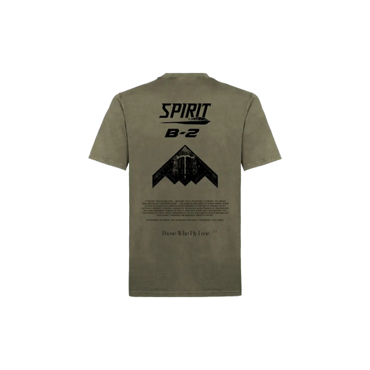 B2 Spirit Bomber Vintage Olive tee