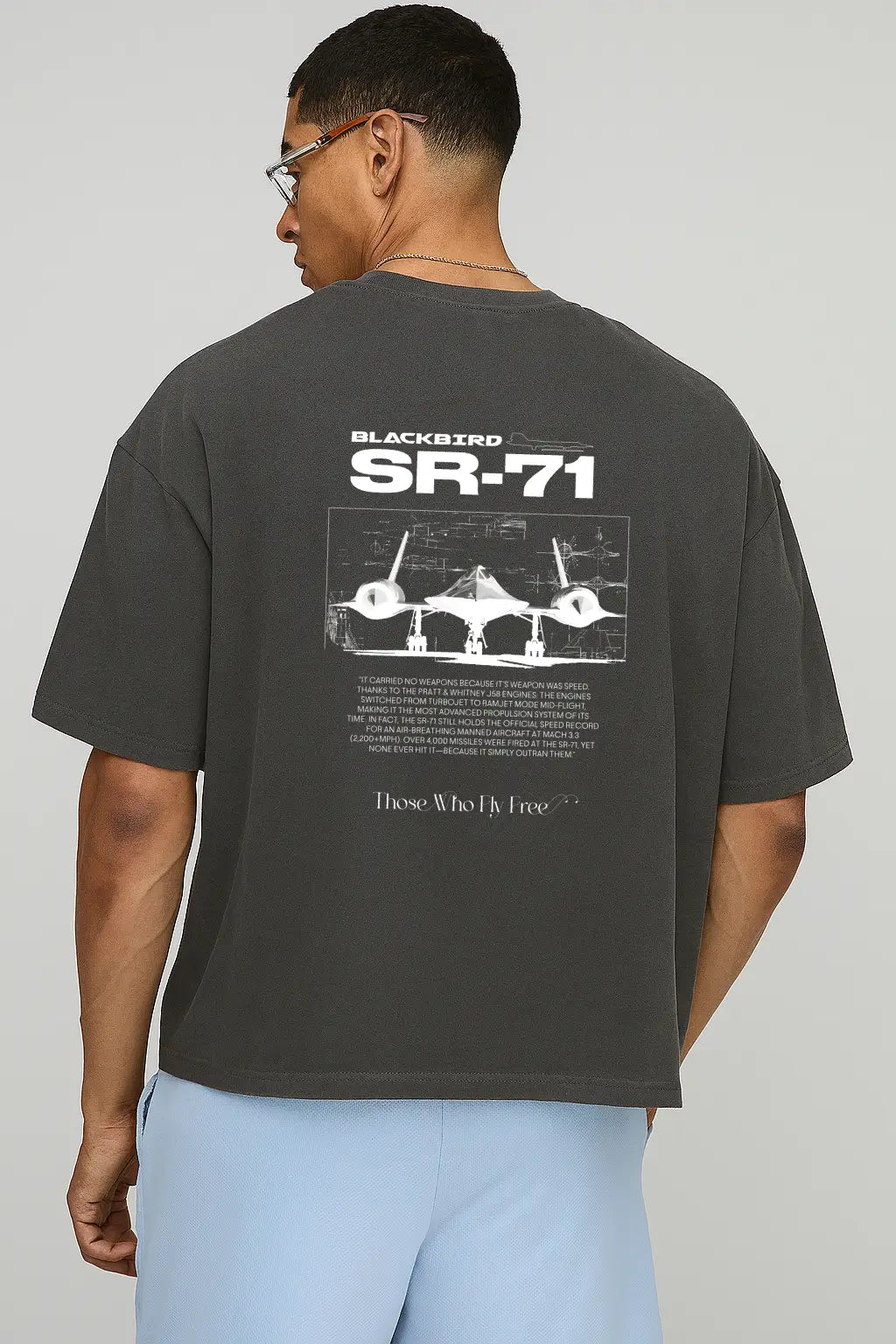SR71 Vintage Black tee