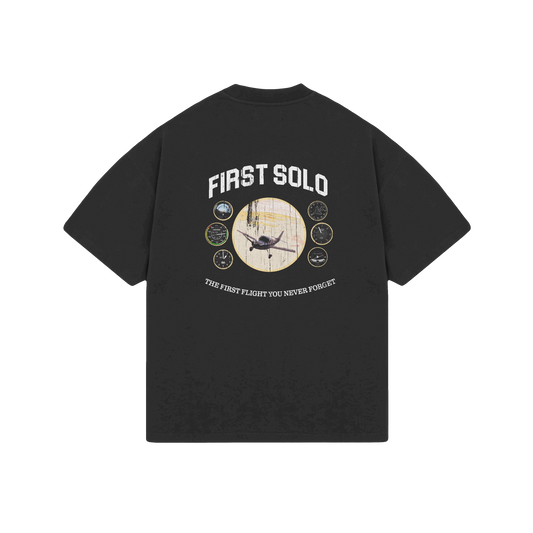 First Solo T-Shirt – The Flight You Never Forget ✈️🎖️