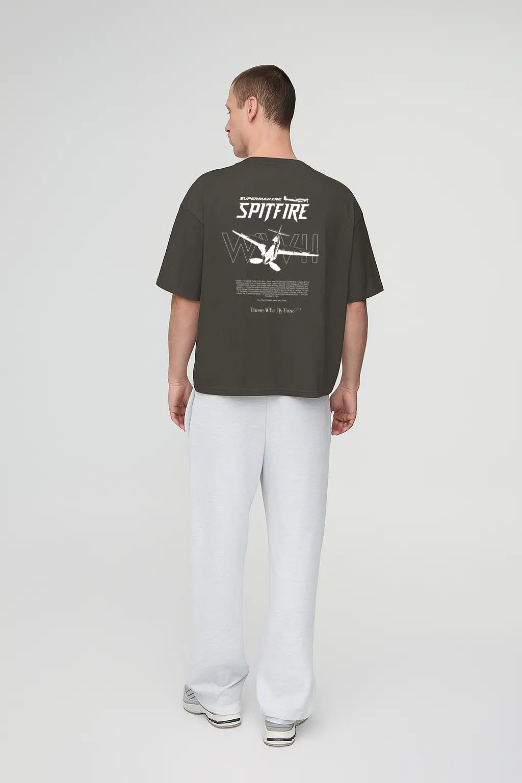 Supermarine Spitfire Vintage Black tee