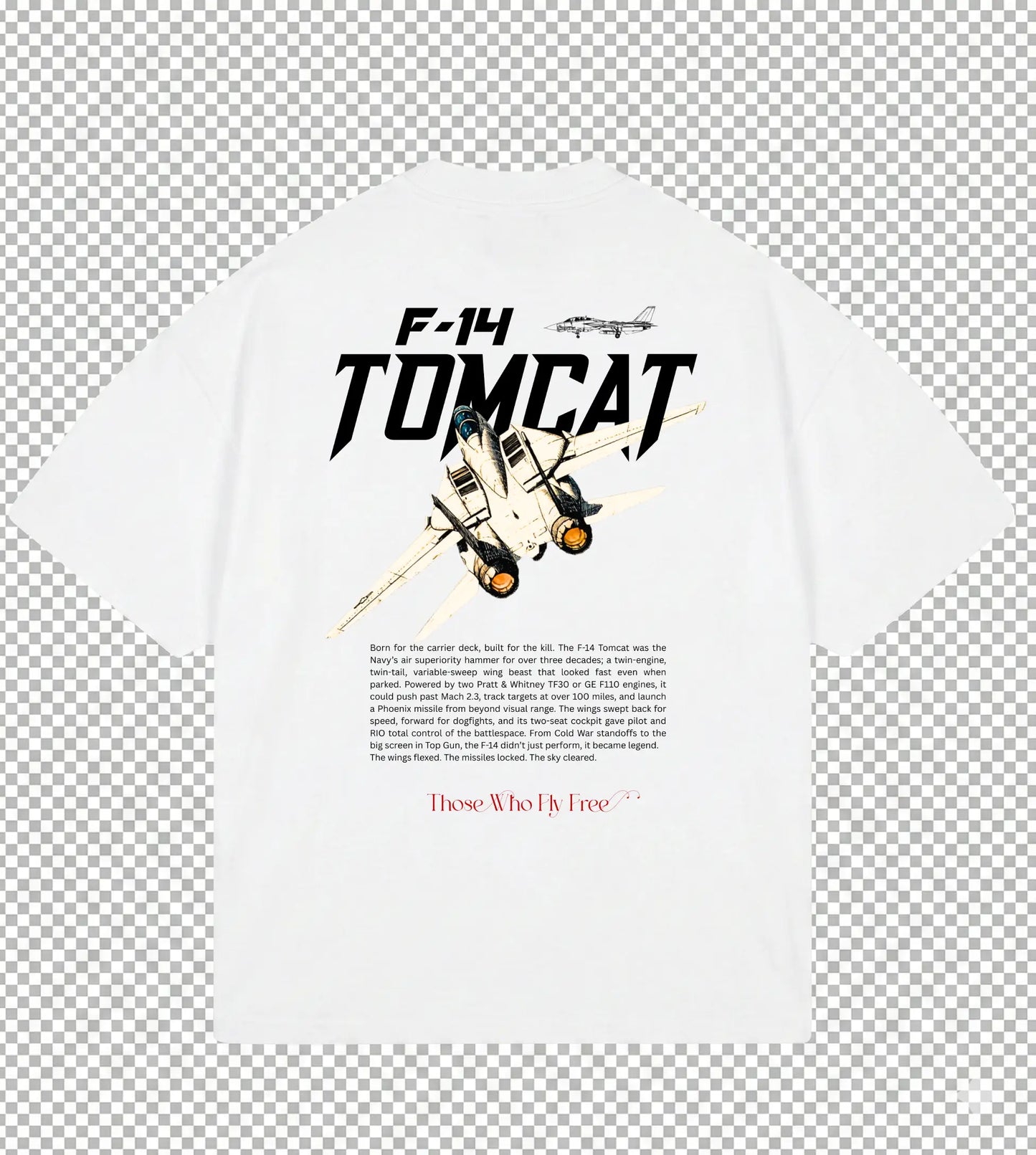 F-14 Tomcat Oversized Tee