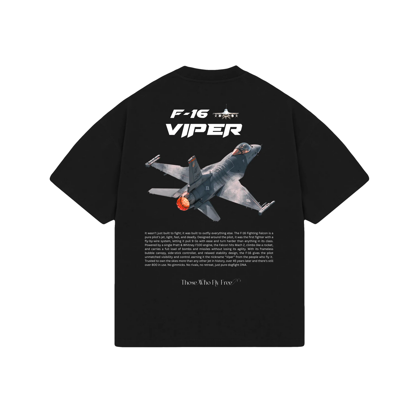 F-16 Viper Oversized Tee