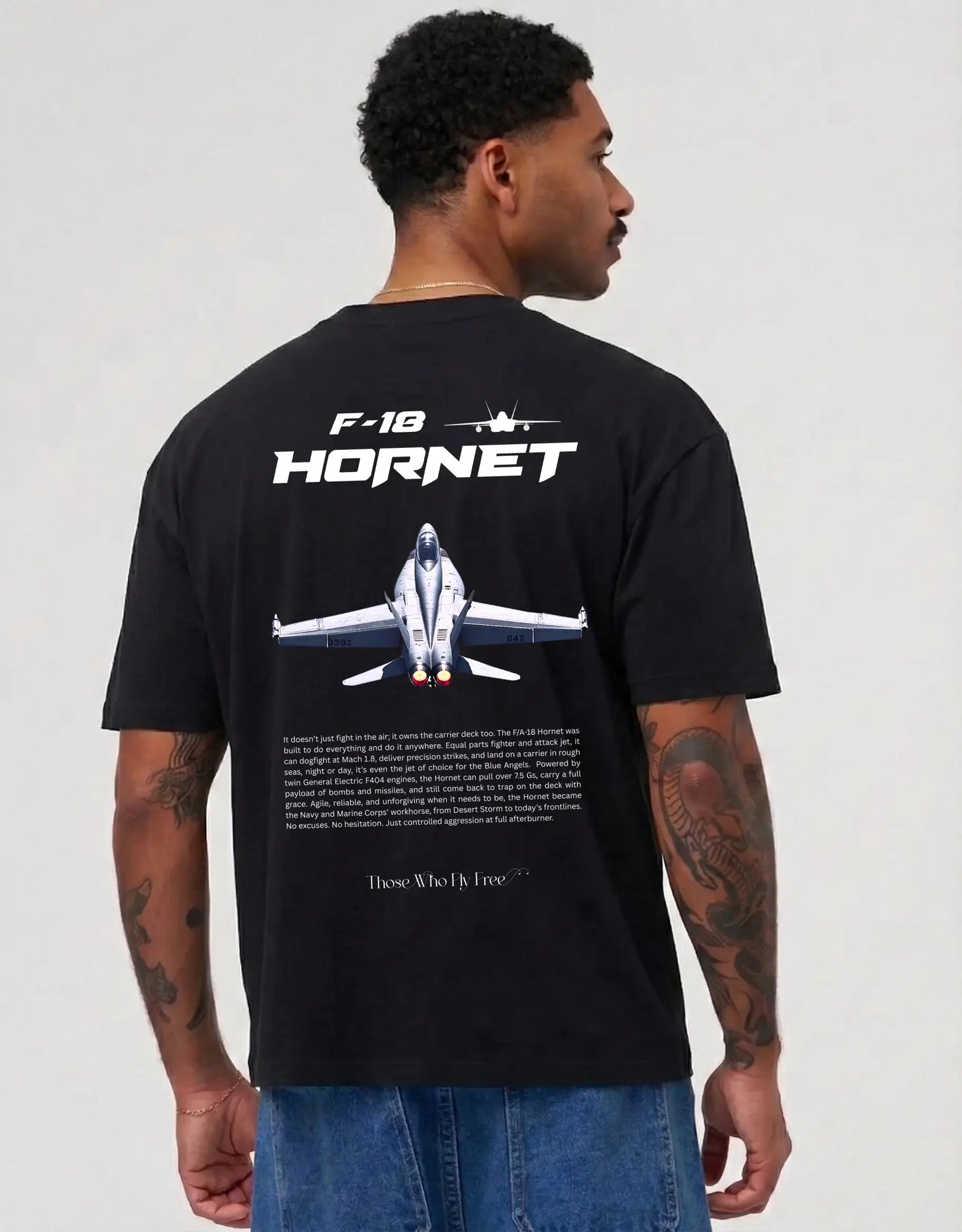 F-18 Hornet Oversized Tee