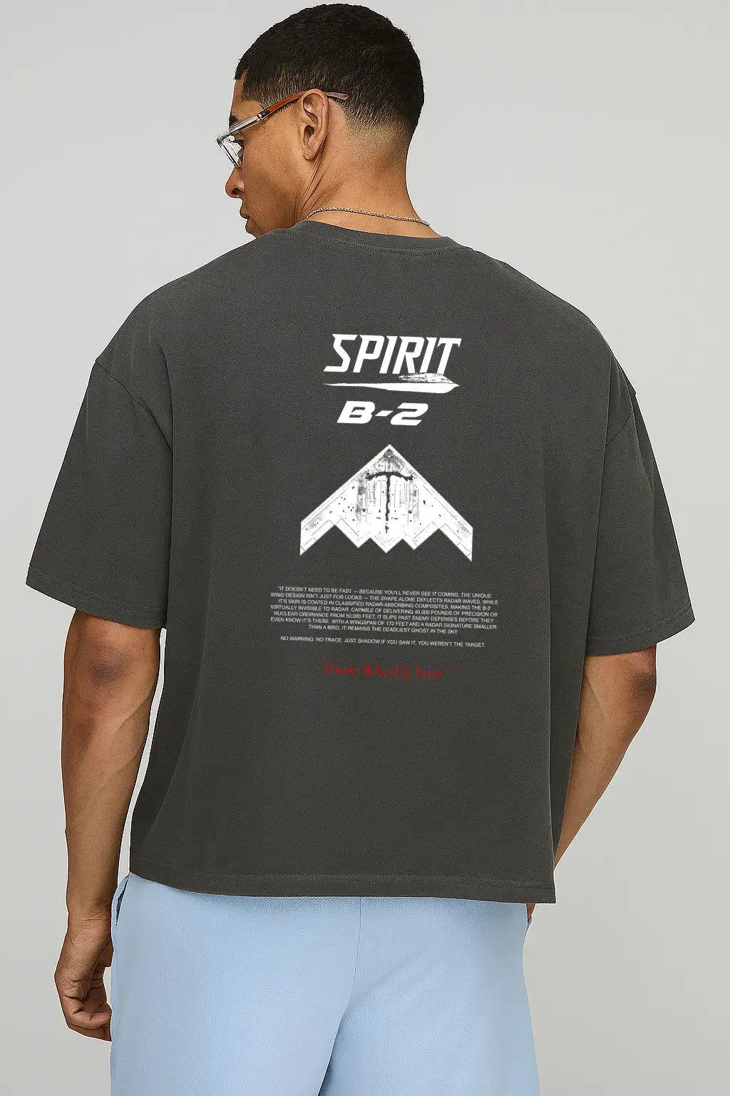 B2 Spirit Bomber Vintage Black tee
