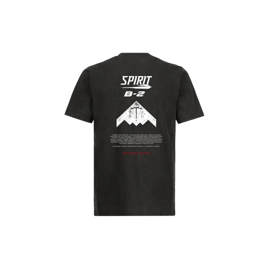 B2 Spirit Bomber Vintage Black tee