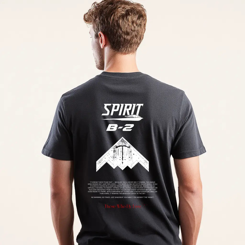 B2 Spirit Bomber Vintage Black tee