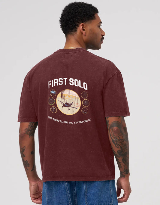 First Solo T-Shirt – The Flight You Never Forget ✈️🎖️