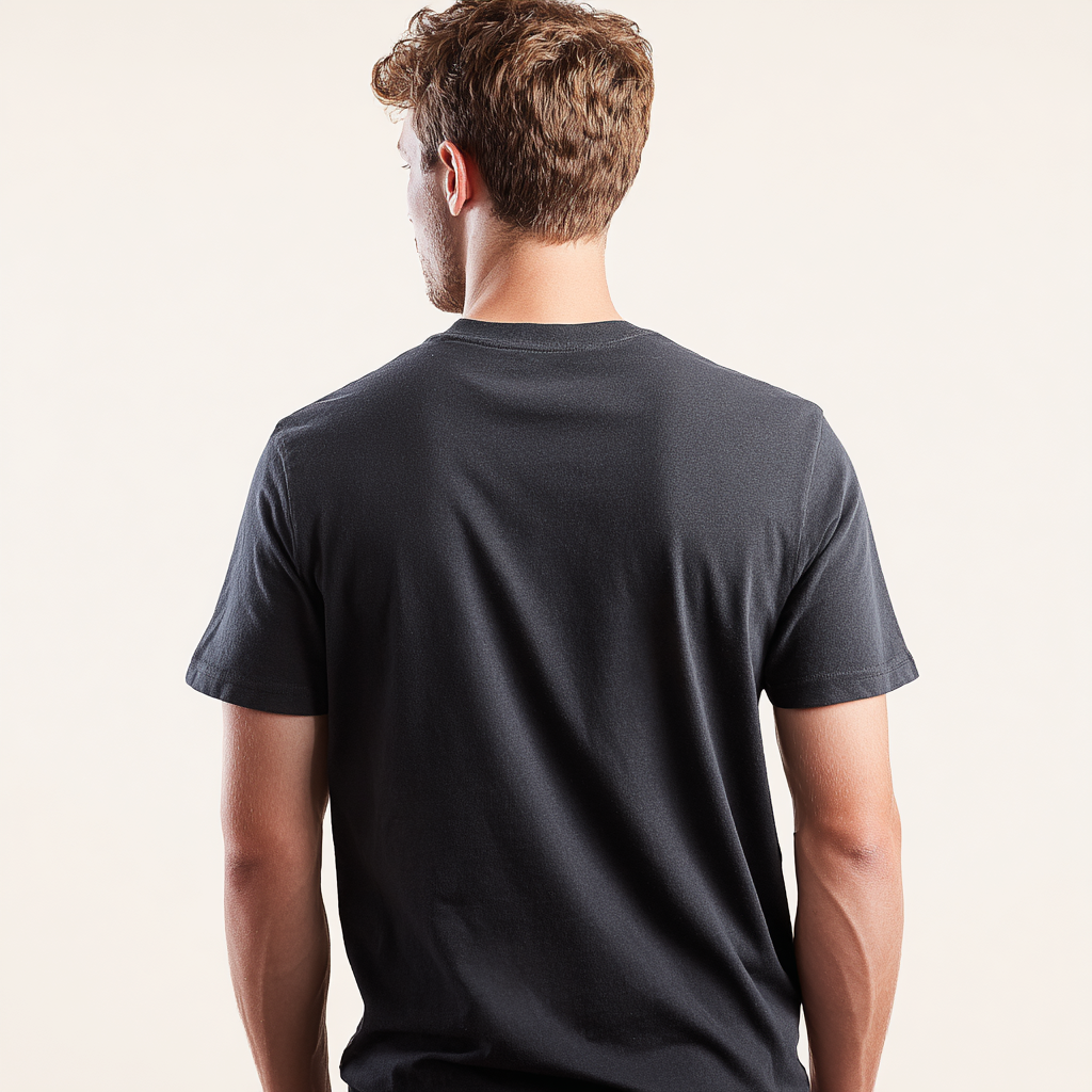 Luxury Blank- Vintage Black Regular Fit Tee